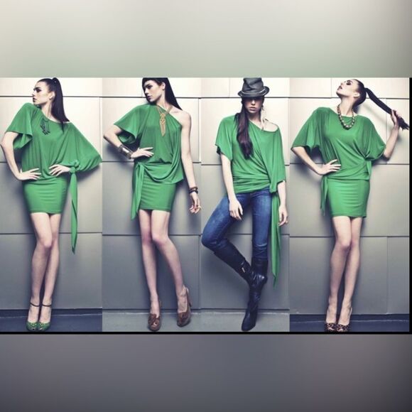 ABI Ferrin 5 Way Nikki Dress Navy XS - Picture 3 of 7